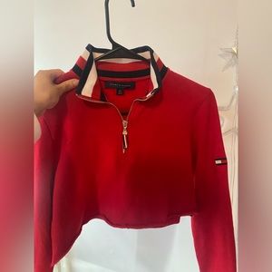 Tommy Hilfiger Vintage Cropped Half Zip